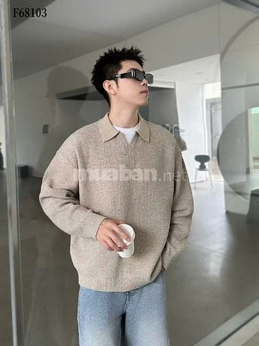 Kho hàng áo len nam mẫu trend, cơ bản sẵn hàng số lượng chạy sàn TMĐT