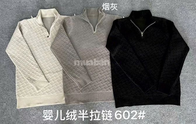 Kho hàng áo len nam mẫu trend, cơ bản sẵn hàng số lượng chạy sàn TMĐT