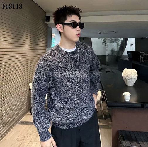 Kho hàng áo len nam mẫu trend, cơ bản sẵn hàng số lượng chạy sàn TMĐT