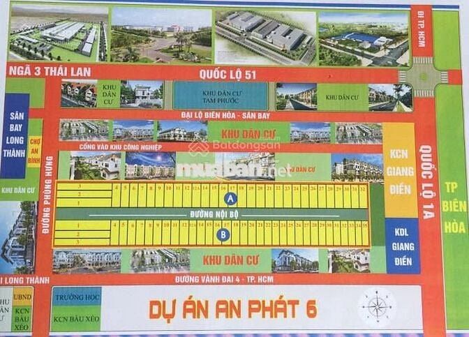Chính chủ bán 100m2 đất mặt tiền, Khu An Viễn, Trảng Bom, Đồng Nai