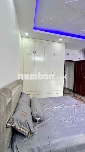 Nhà Hẻm ôtô, 60m2, 4 tầng , 5pn,5 Wc, sân thựợngj trứơc sauhồng riêng