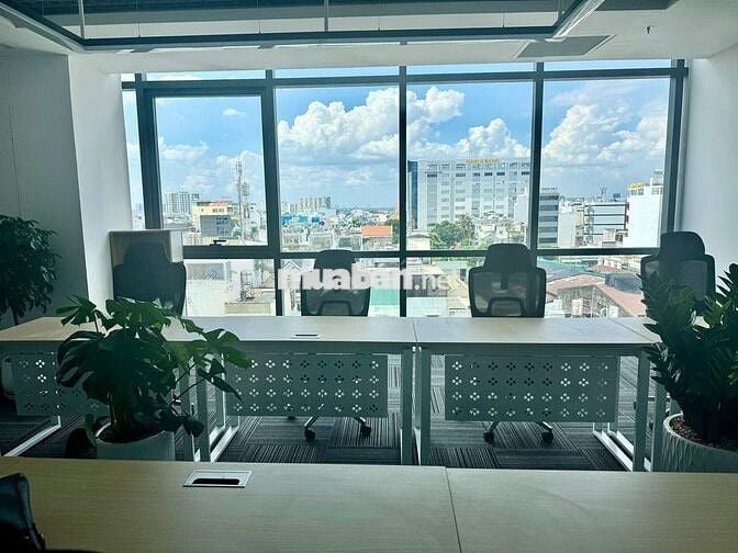 Văn phòng nhỏ cho công ty 5-7nv, full nội thất tòa nhà Sacombank