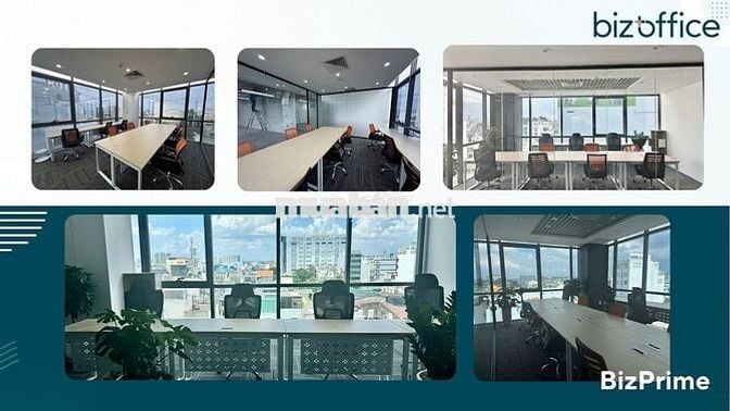 Văn phòng nhỏ cho công ty 5-7nv, full nội thất tòa nhà Sacombank