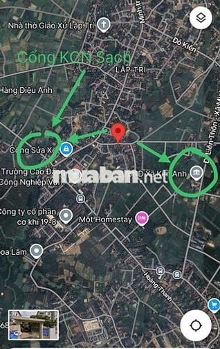 Cạnh cổng KCN Sạch và TT Xã mới Kim Anh đường trục chính 2 xe tránh