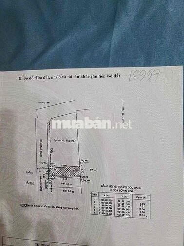 CHÍNH CHỦ BÁN ĐẤT  ĐS 28 P6 . 5 TỶ 7