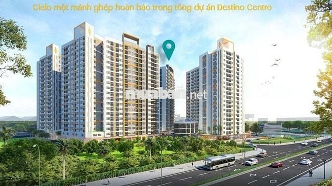 CĂN HỘ DESTINO 2PN 2WC TẠI NÚT GIAO MỸ YÊN MT QL1A
