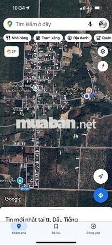 Đất TP HCM ( Bình Dương cũ ) nằm trong khu dân cư,