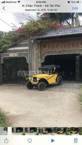 Chính Chủ bán gấp khu du lịch sinh thái vườn Hàm Luông, Bến Tre