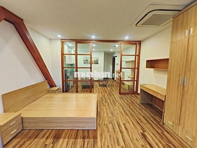 Cho thuê 1N1K 45m2 ban công thoáng, full đồ, 1/11 trống, CẦU GIẤY