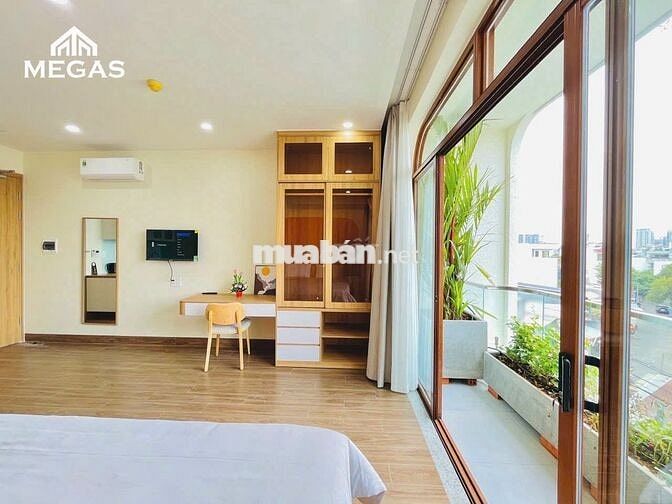 Cho thuê căn hộ studio ban công ngay gigamal thủ đức