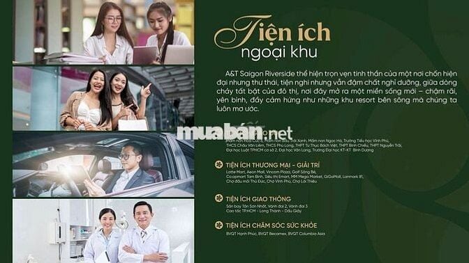 CH 1PN Ven Sông Sài Gòn cách Q1 20 phút, TT 1%/tháng, TT 10% Kí HĐMB