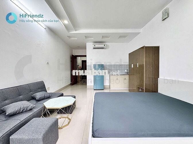 STUDIO BAN CÔNG - FULL NỘI THẤT - RỘNG 30M2 GẦN NGAY CẦU BÌNH LỢI