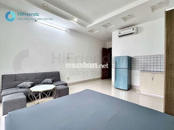 STUDIO BAN CÔNG - FULL NỘI THẤT - RỘNG 30M2 GẦN NGAY CẦU BÌNH LỢI