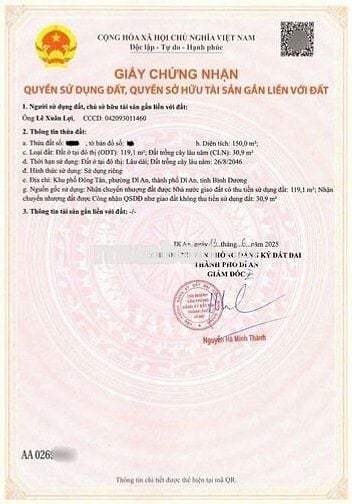 Đất đẹp 150m gần trường cấp 1.2.3 và chợ Dĩ An 1