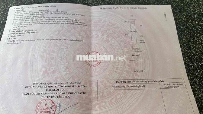 Càn bán gấp đất DH410 & DT747A