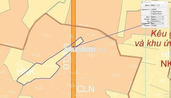 Cần bán gấp lô đất trồng cây đường ĐT 833 ở Tây Ninh ở Xã Tân Hội