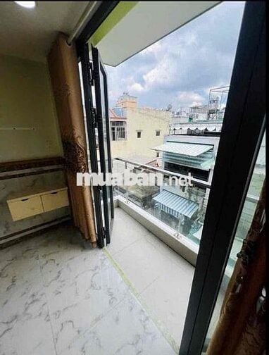 🔥 HỒ THỊ KỶ - NHÀ MỚI XÂY  - 5 TẦNG - HẺM 4M THÔNG TỨ TUNG - HƠN 8tỷ X