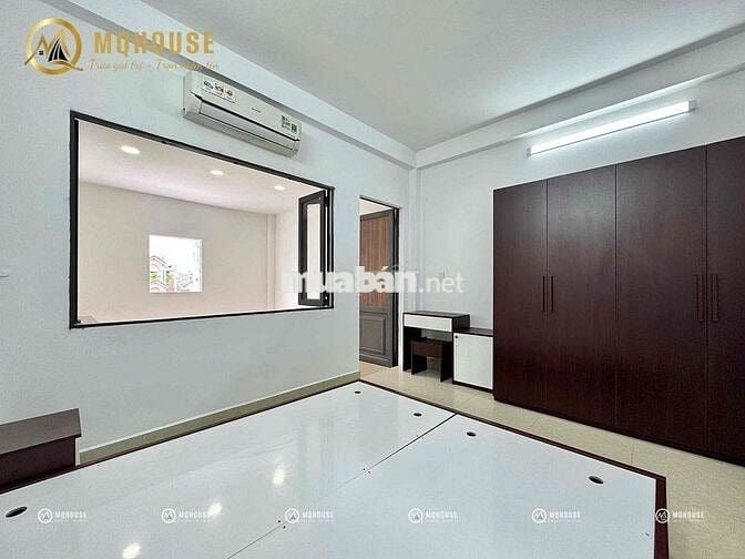 Cho Thuê Căn Hộ 1 Phòng Ngủ, Tách Bếp - Không Phí Dịch Vụ, Free Xe