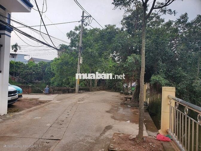 Đất nền Vân Côn, Hoài Đức cũ lô góc 56m2 view 2 hồ thoáng mát