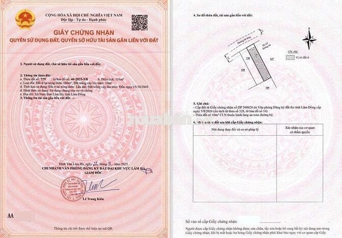 Đất nghỉ dưỡng ven Đà Lạt cách sân bay Liên Khương 20km