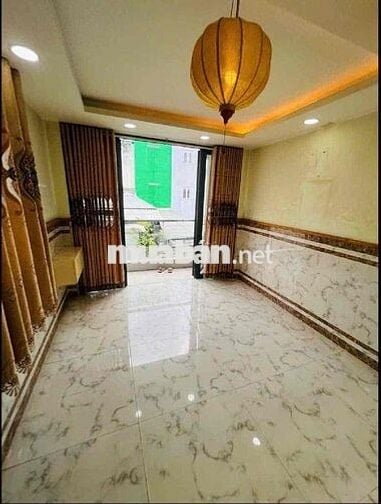 🔥 HỒ THỊ KỶ - NHÀ MỚI XÂY  - 5 TẦNG - HẺM 4M THÔNG TỨ TUNG - HƠN 8tỷ X