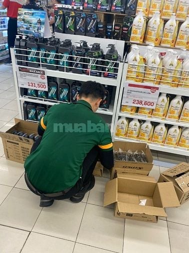 CUỐI NĂM CẦN GẤP 07 NV NAM/NỮ ĐỨNG QUẦY - TƯ VẤN - SẮP XẾP HÀNG HOÁ 