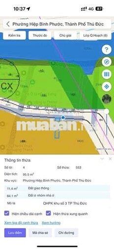 Bán đất tặng nhà diện tích 105m2 hẻm xe hơi Phường Hiệp Bình, Thủ Đức
