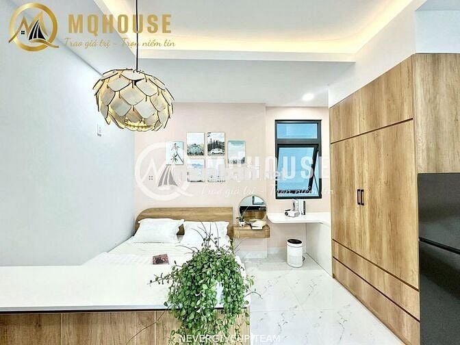🏡 STUDIO FULL NỘI THẤT – MÁY GIẶT RIÊNG, TÁCH BẾP,CỬA SỔ LỚN–NGUYỄN XÍ