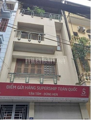Cho thuê nhà khu F361 An Dương, Tây Hồ, 78m2x 4,5 tầng, 2 mặt tiền 