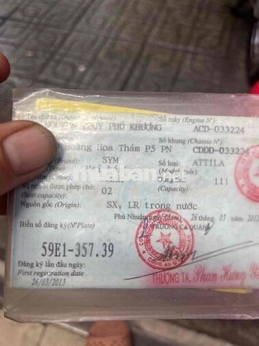 SYM atila Fi 2013 phun xăng điện tử bstp ngon lành