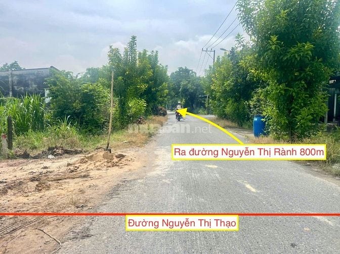 Đất bán xã Phước Hiệp 6x49 thổ cư. Giá bán 2 tỷ 200 triệu thương lượng
