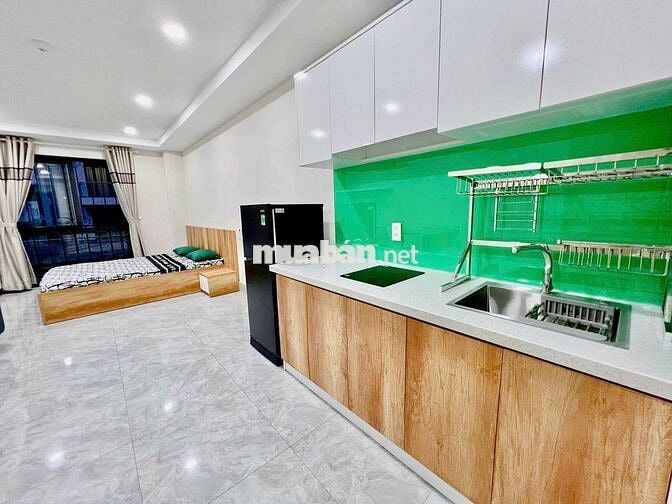 Căn hộ siêu rộng ban công, full nội thất gần chợ Bà Chiểu