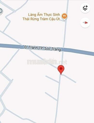Đất gần tuyến tránh Sóc Trăng, 200m thổ cư, ngang 15 dài 33