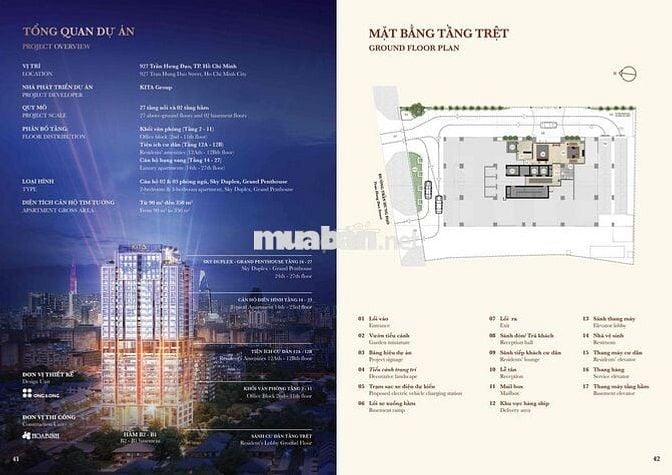 Bán căn hộ F0 Kiều by KITA Quận 5 – giá rumor chỉ 140 triệu/m², vị trí