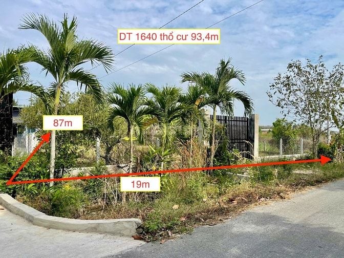 Đất bán xã Thái Mỹ diện tích 1640m2 thổ cư sẵn. Giá bán 6 tỷ 500 triệu