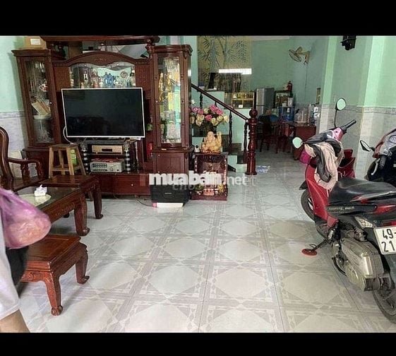 Giảm 600tr bán nhanh nhà mặt tiền 3 tầng 115m2, Thạnh Lộc 41, Quận 12