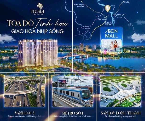 Căn hộ dịch vụ Fresia Riverside 