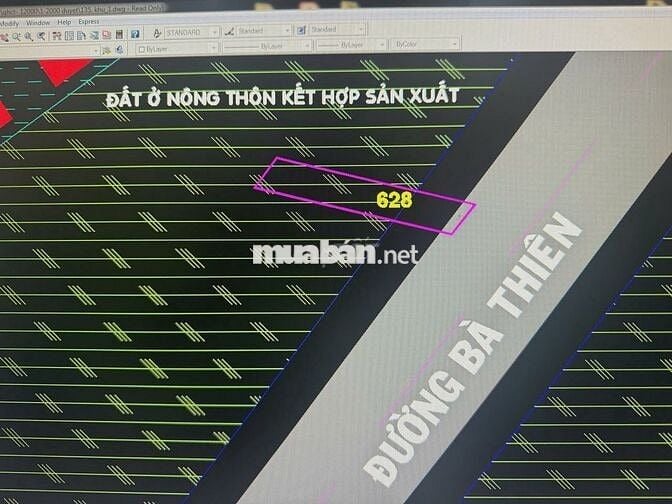 Bán đất Bàu Thiên - Nhuận Đức: 125,8m2(5x27) - Mặt tiền. Giá 750 triệu