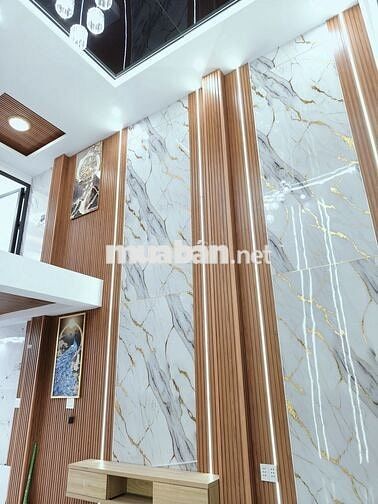 Nhà Mới 1 trệt 2 Tầng Lầu . Hẻm 7 mét Có Vỉa Hè. 3 Phòng ngủ