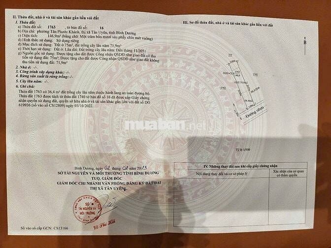 Thanh Lí 02 Nền Đất Chính Chủ Cách Ngã 4 Miếu Ông Cù 200m