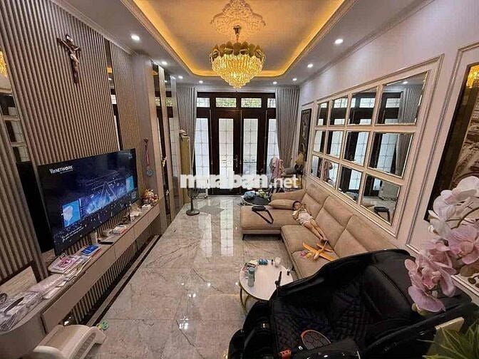 Bán nhà Trần khát chân, ô tô vào nhà, 2 thoáng, 74m2 x 6 tầng tm