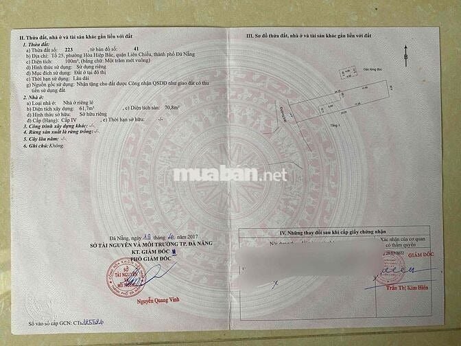 Chào bán loi đất kiệt đường Nguyễn Văn Cừ