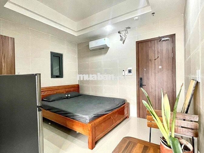 STUDIO SIÊU ĐẸP CÁCH TRUNG TÂM 5P ĐI XE VÀ ĐẦY ĐỦ NỘI THẤT HIỆN ĐẠI