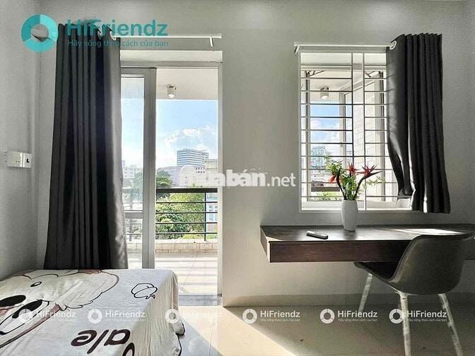 🔥1PN BAN CÔNG TÁCH BẾP GIÁ TỐT-FULL NỘI THẤT-KHU HOÀNG VĂN THỤ, BỜ KÈ