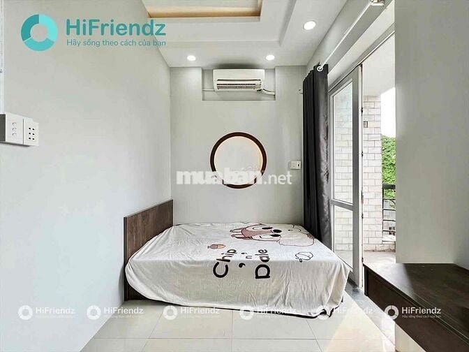 🔥1PN BAN CÔNG TÁCH BẾP GIÁ TỐT-FULL NỘI THẤT-KHU HOÀNG VĂN THỤ, BỜ KÈ