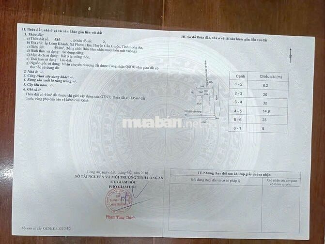 Full Đất thổ cư góc 2 Mặt Tiền ngang 15 dài 32. Đặng Văn Búp, Phước Lý