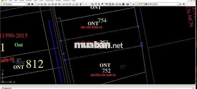 BÁN ĐẤT: 100m2 thổ cư - Bình Mỹ ngay TL9 - Giá 1,95 tỷ SHR