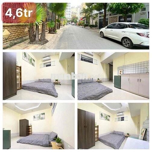 Phòng đẹp trung tâm Q10–Hẻm 9m ô tô – Có thang máy–Full NT tiện ích