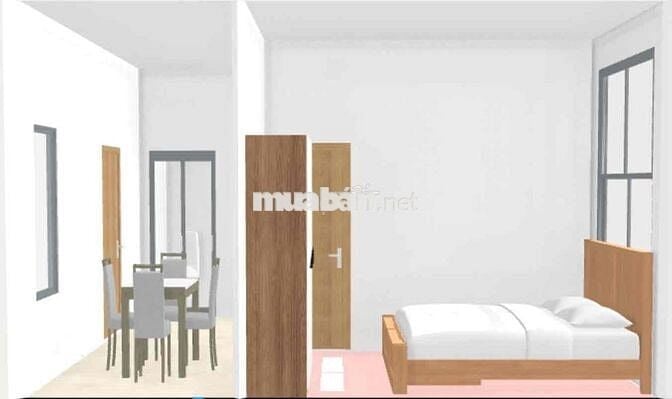 Khai trương căn 2 Phòng ngủ 1WC, 1 P. khách, Full nt, gần CV Làng Hoa