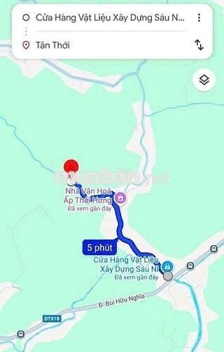Bán Nền Xẻo Cui Tân Thới 
, PĐ cách chợ Cả Lang 1km , tỉnh lộ 923 2km